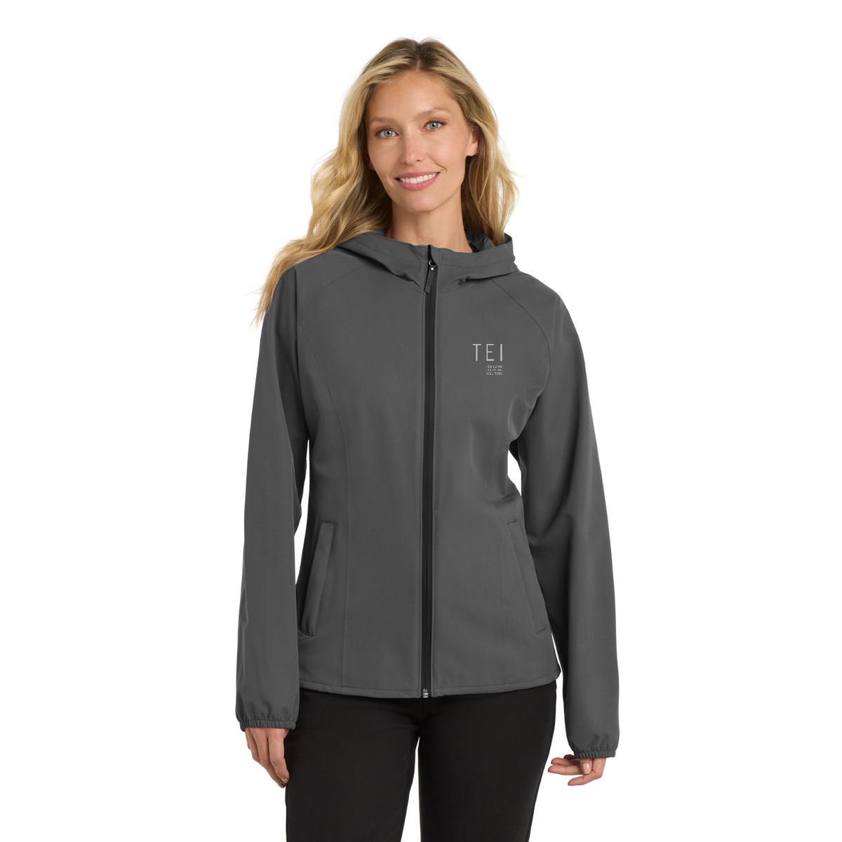 Port Authority Women's Essential Rain Jacket — model