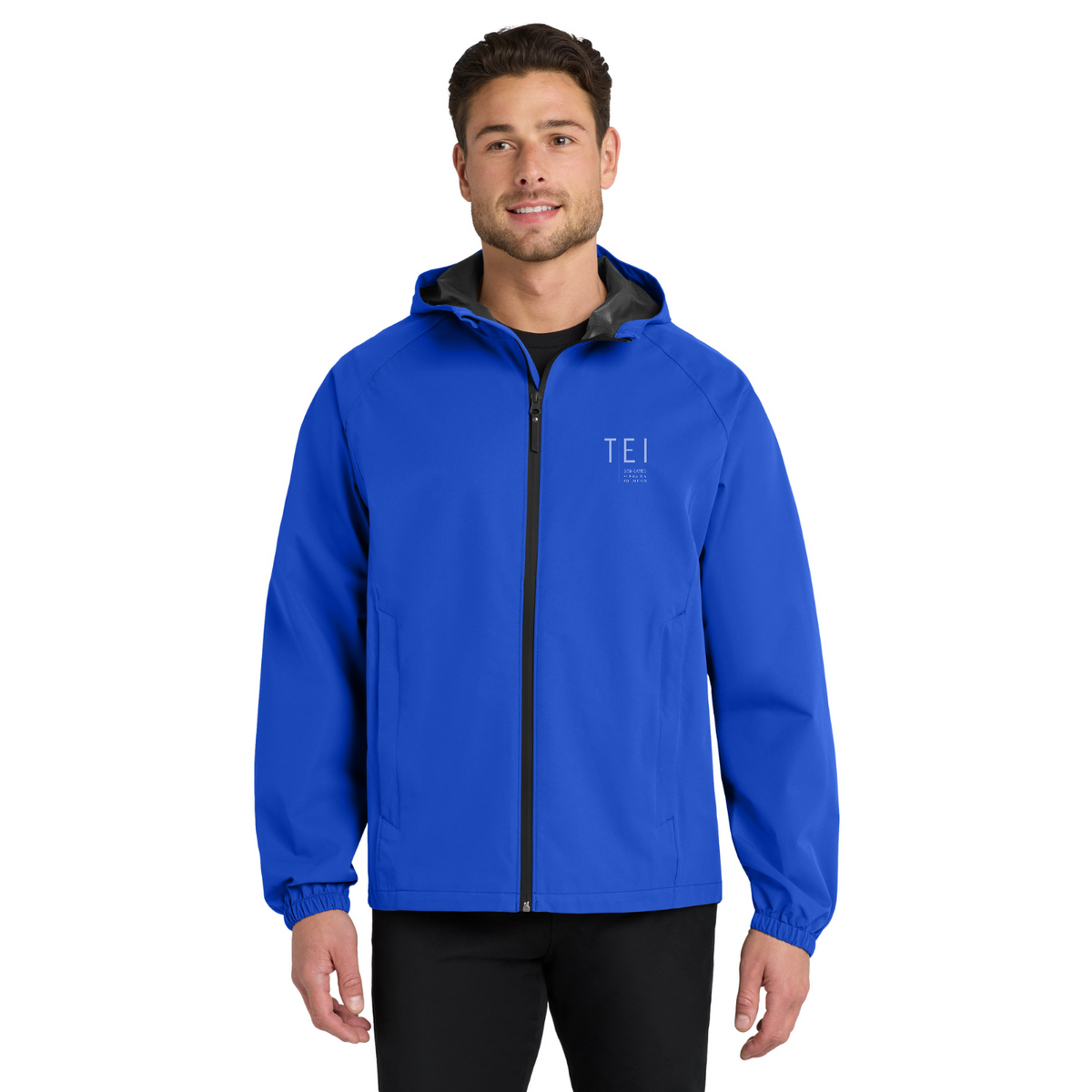 Port Authority  Essential Rain Jacket — model