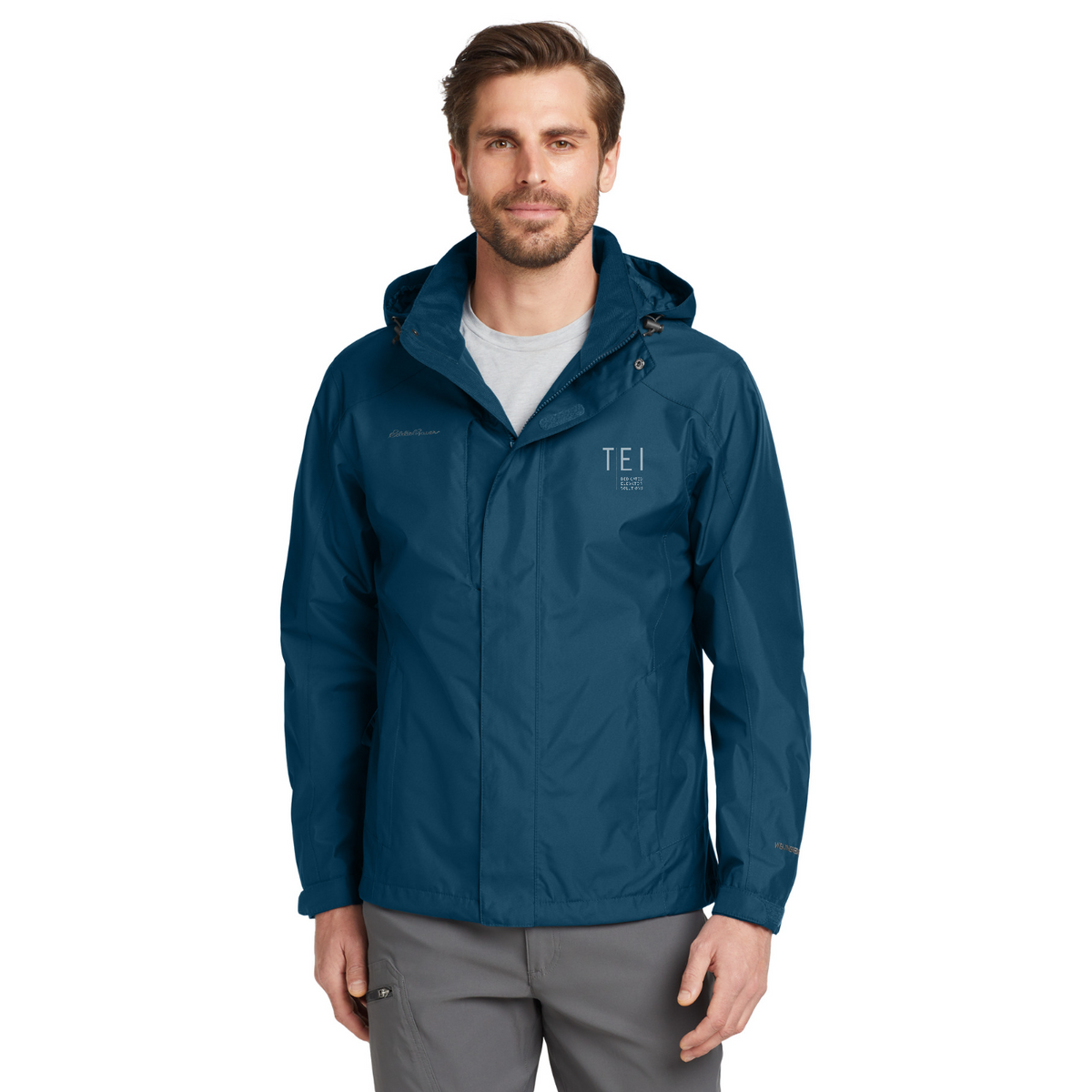 Eddie Bauer Rain Jacket — model